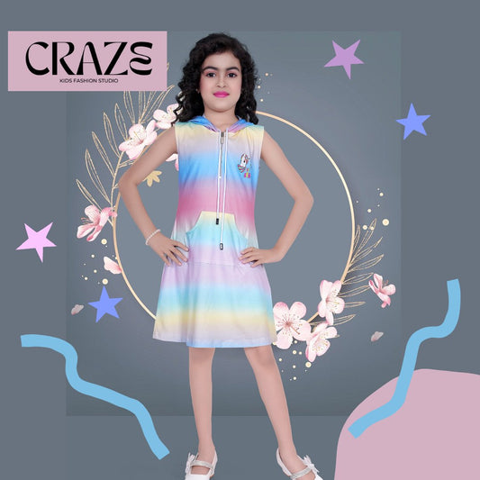 Unicorn Rainbow Girl Dress Dresses - Craze Fashion Studio
